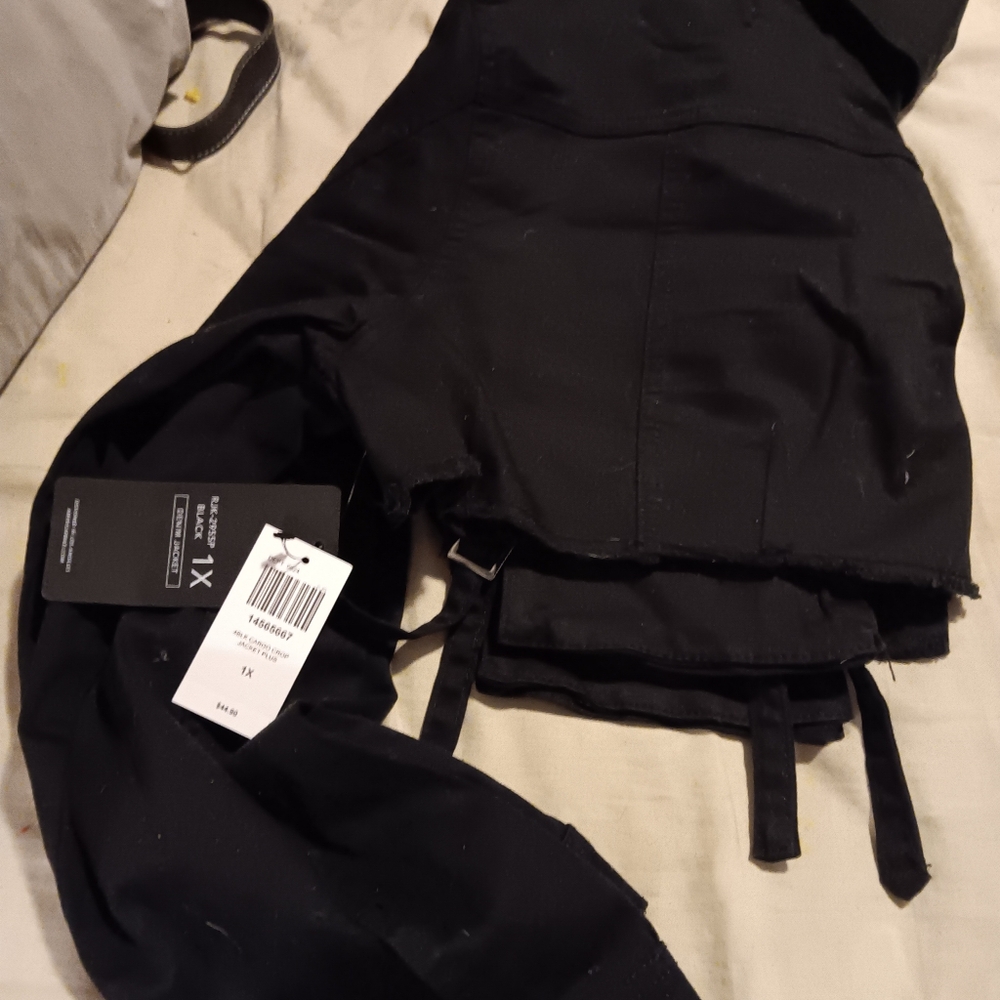 Blk crop jacket - Picture 4 of 5